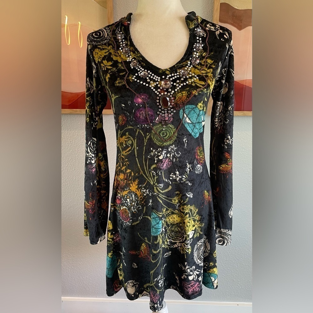 Spy Zone Exchange Velour Dress